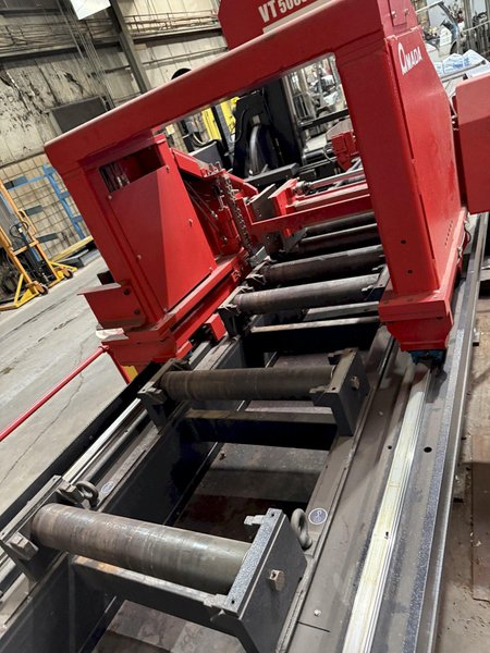20” X 24” AMADA VT-5063SW CNC VERTICAL TILT-FRAME BANDSAW W/ 96” AUTO FEED SYSTEM. (NEW IN 2025) STOCK #1218725