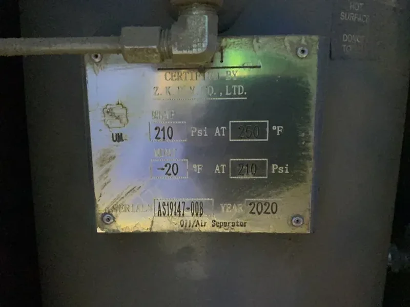 KAISHAN 50 HP SCREW AIR COMPRESSOR  -  KRSP-50-115