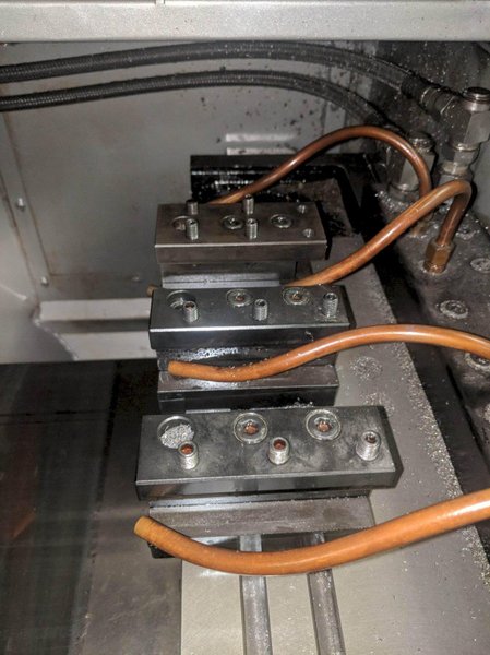 Amada Wasino G-05 CNC Gang Lathe, 2012 – Gantry Loader, Mist Buster, Fanuc Control