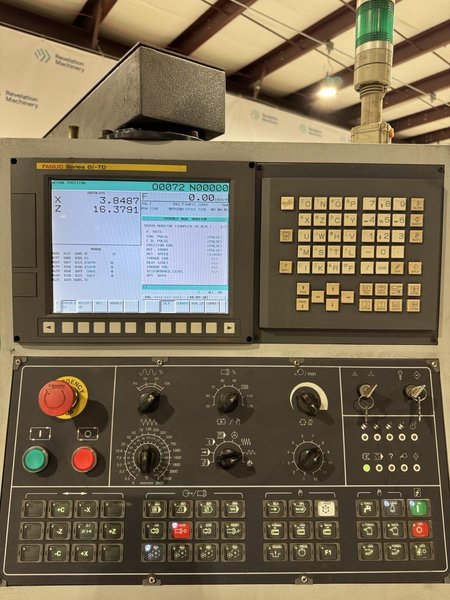 Ganesh GT-3080 BB CNC Lathe, 2015 – 10″ Big Bore, Programmable Tailstock, Chip Conveyor, Steady Rest