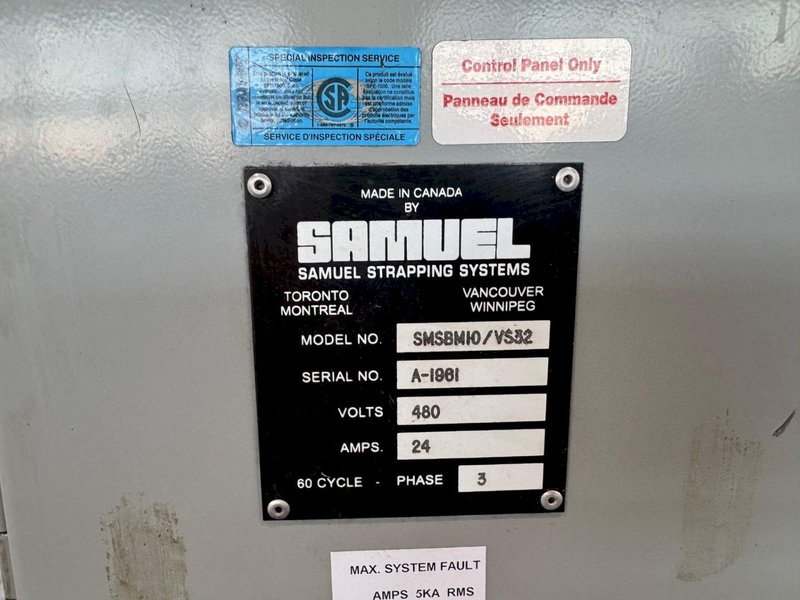 SAMUEL/TITAN STELL STRAPPING HEAD. STOCK # 1009824