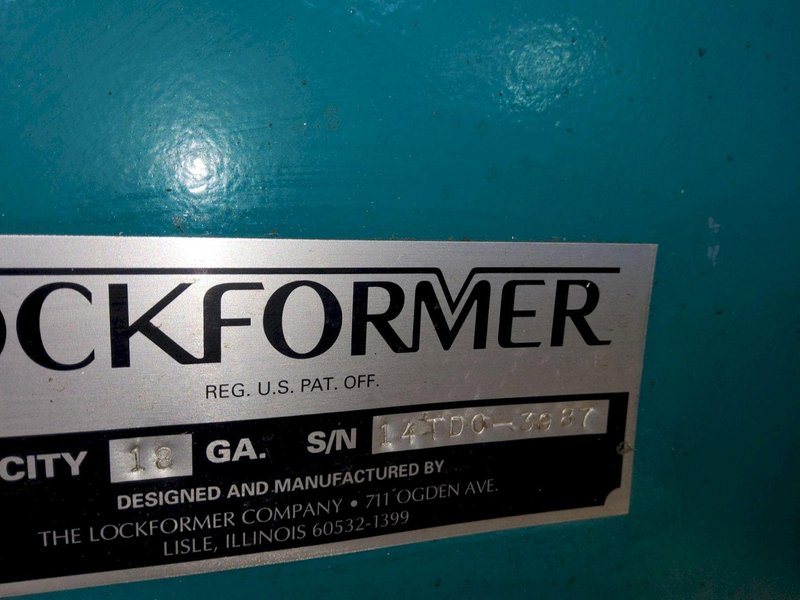 18 GAUGE X 14 STAND LOCKFORMER MODEL 14-TDC ROLLFORMER: YOBRO #25410