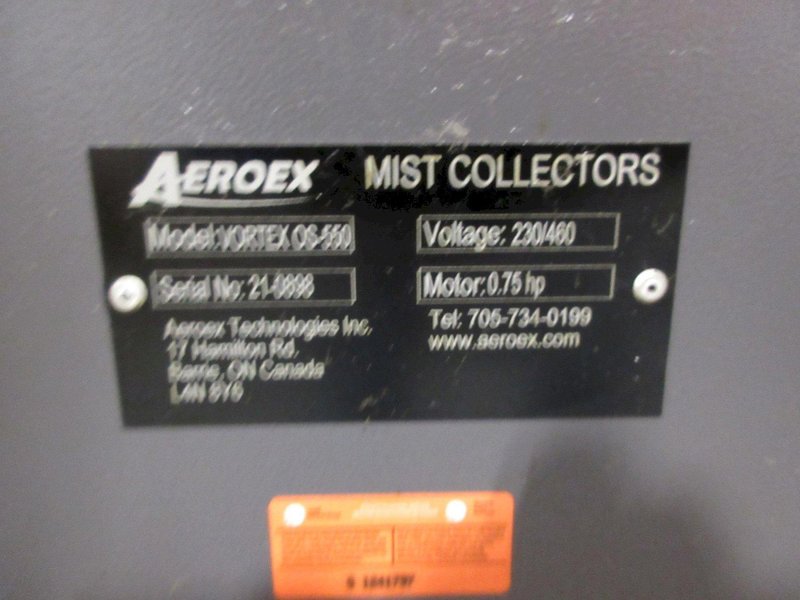 Edge Technologies Vortex OS-550 Oil Mist Filtration Systems (2pcs)- Auction Item