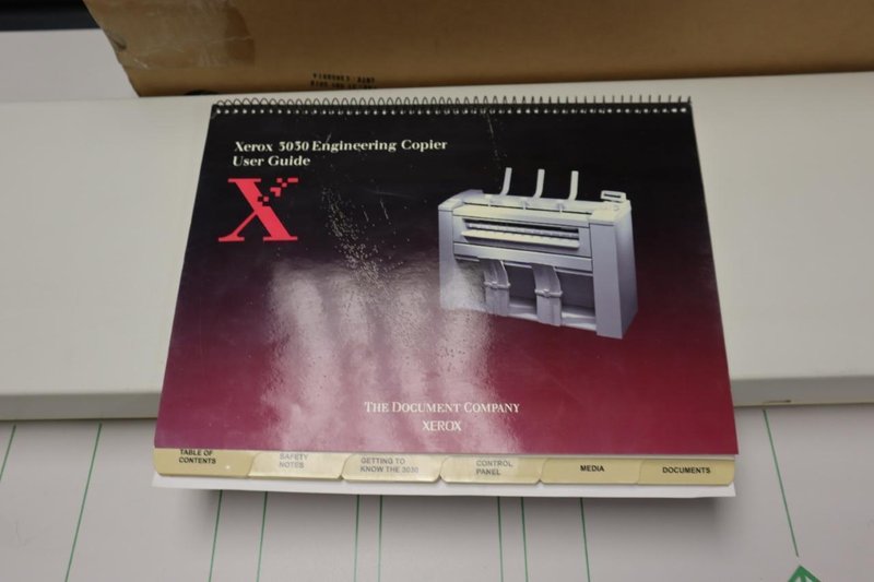 Zerox XES 3030 Engineering Copier- Auction Item