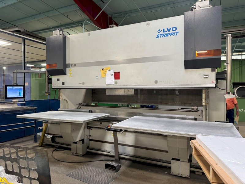 Used LVD / Strippit 150 ton x 14' 6-axis CNC hydraulic press brake model PPED 150-BH14