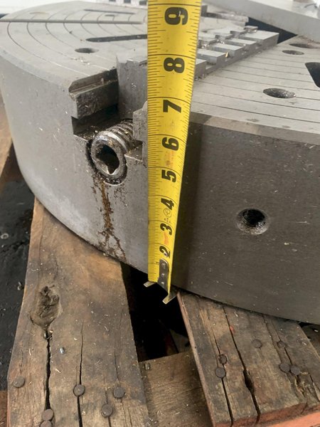 36&quot; 4-JAW LATHE CHUCK. STOCK # 0998824.