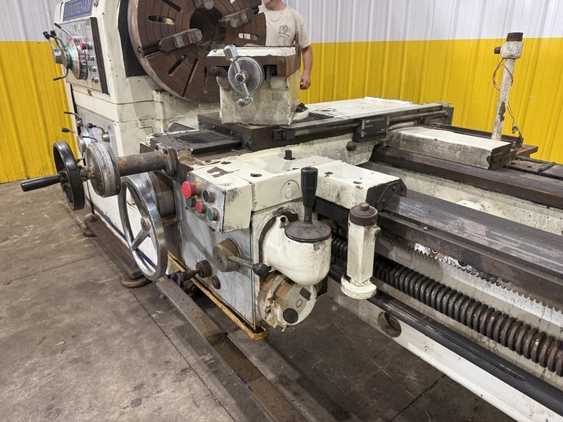 32" X 60" BIRMINGHAM MODEL #DL3260 GAP BED ENGINE LATHE, 2006, 5" HOLE : YOBRO #25340
