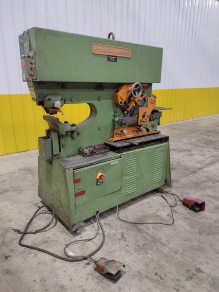 66 TON PEDDINGHAUS MODEL #66/110 PEDDIMASTER HYDRAULIC IRONWORKER: STOCK 22239