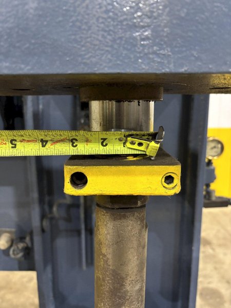 12 TON HANNIFIN MODEL #OFC-12C DYNA-QUIP HYDRAULIC C FRAME PRESS: STOCK #22192