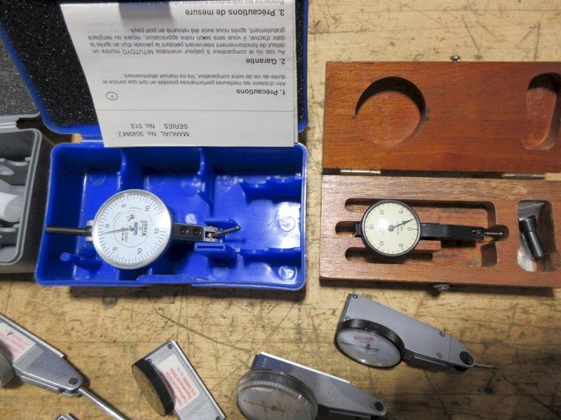 Dial Indicators, Assorted Brands and Accuracy, Mitutoyo, SPI, Brown &amp; Sharp and Others- Auction Item