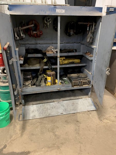 LARGE BLUE STORAGE CABINET: STOCK 12992