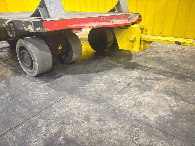 60,000 LBS ALLEGHENY MATERIAL HANDLING INC MODEL #T600-USTA-8X TUGGER TRAILER DIE CART: YOBRO #24341