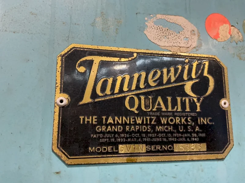 TANNEWITZ 36” X 36” VERTICAL BAND SAW  -  GV1N