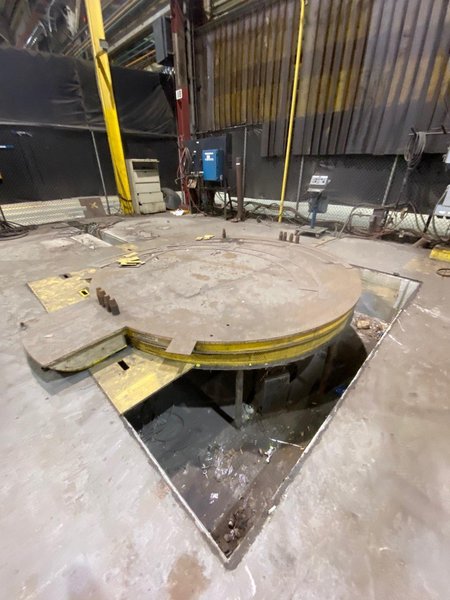 132&quot; X 40,000 LB ARONSON RFT40 FLOOR ROTATING WELDING POSITIONER. STOCK # 1056820