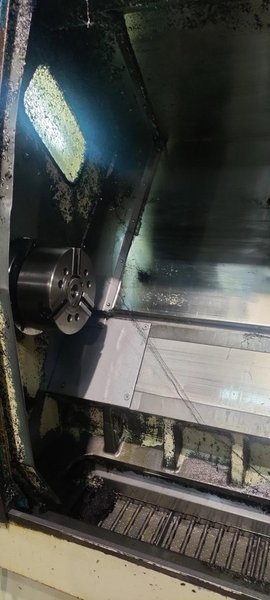 Daewoo Puma 8HC Lathe, 1995 – w/ Chip Conveyor &amp; Turret Tooling