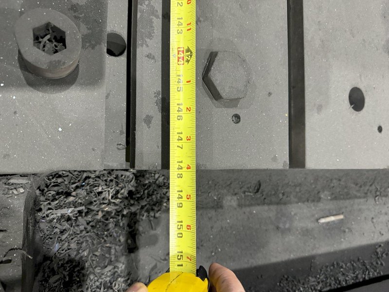 44&quot; x 144&quot; GRAY DOUBLE SIDED PLANER MILL. STOCK #0134825