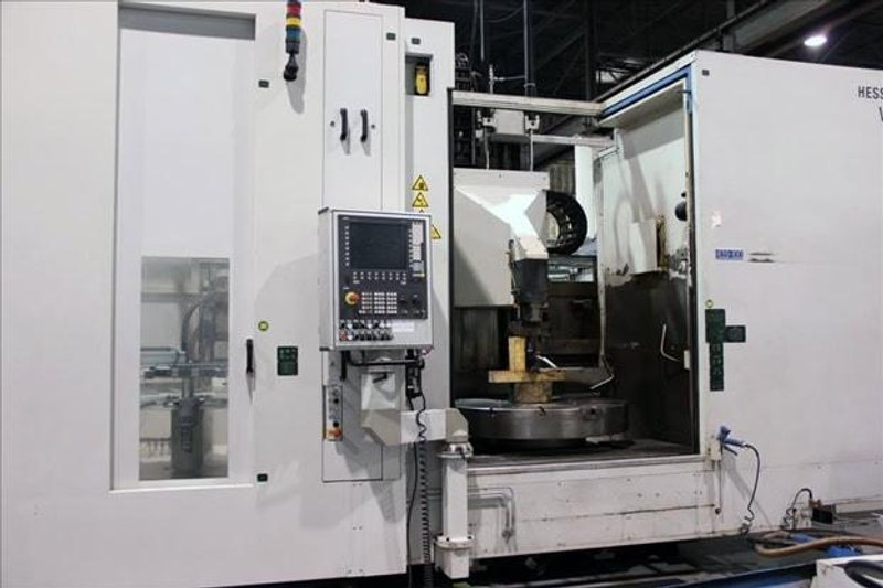 Hessapp VDM-1200-11 Hard Steel CNC VTL, 2009 – 47″ Chuck, 140 HP, 24 ATC, Siemens, Tooling