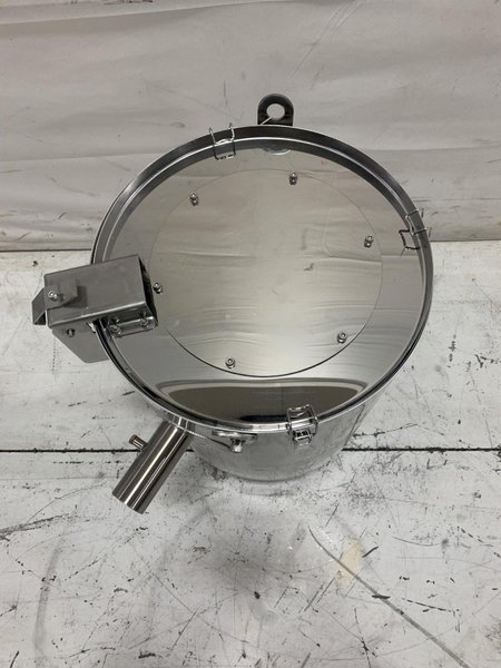 New AEC Drying Hopper, WH30, Approx. 30 lb Capacity, Insulated, Stainless Steel