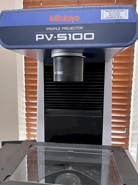 20&quot; MITUTOYO Model PV5100 Vertical Beam Floor Model Profile Projector / Optical Comparator