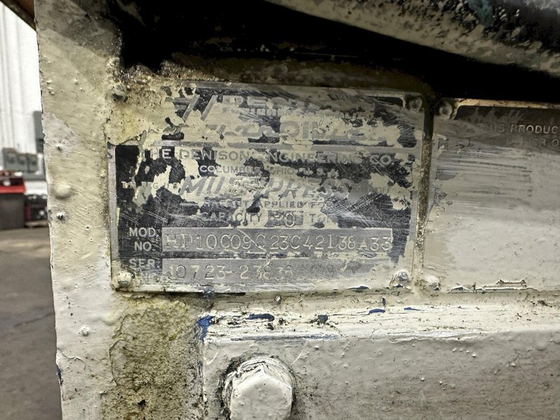 10 TON DENISON HYDRAULIC C FRAME PRESS: STOCK #77659