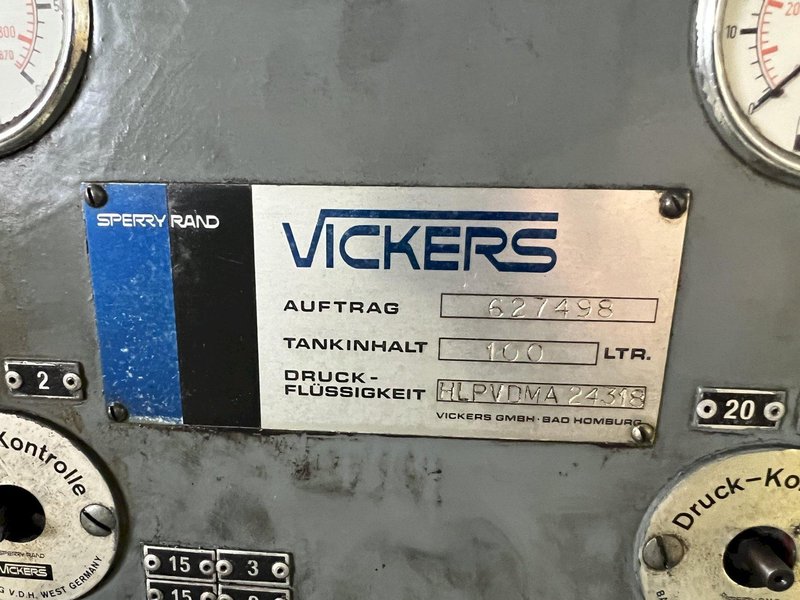 50 HP FRITZ WERNER  DOUBLE SIDED MODEL #FP7V2 HEAVY DUTY DUPLEX MILL/MILLING MACHINE. STOCK # 0309623