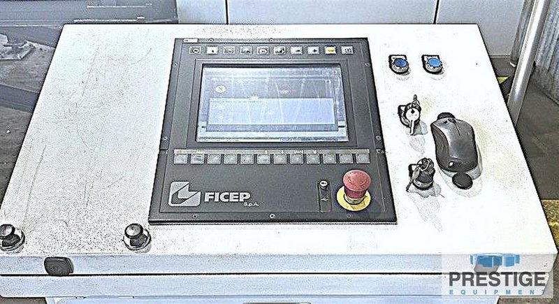 Ficep Excalibur 1201 DE CNC Single Spindle Traveling Column Drill with Automatic Tool Changer