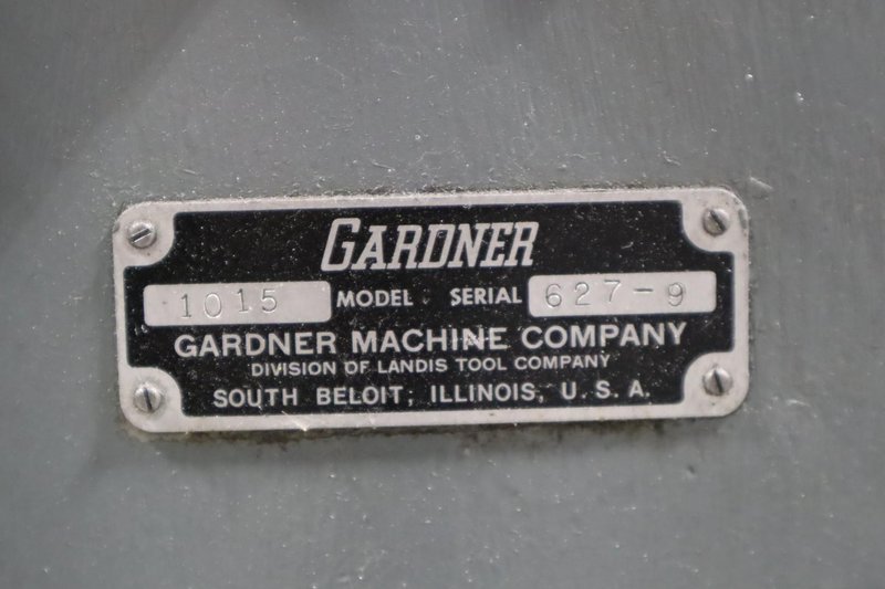 Gardner 1015 No. 1-1/2  Surface Grinder with Walker Ceramax 10" x 15" Magnetic Chuck, Acu-RIte Qwikcount 2-Axis (Y &amp; Z) DRO and Coolant Tank &amp; Pump- Auction Item