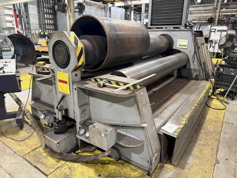 1.5" X 10' MG MODEL #EH-430/40 4-ROLL HYDRAULIC PLATE BENDING ROLL: STOCK #23768