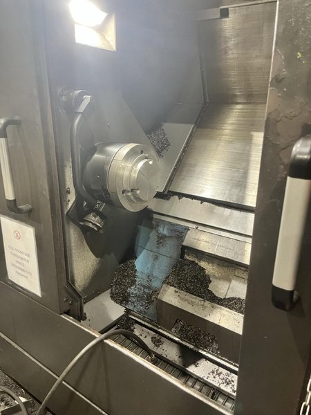 Hyundai Wia L300LMC CNC Lathe, 2018 – Live Tooling, Box Ways, Tailstock, C-Axis, Chip Conveyor
