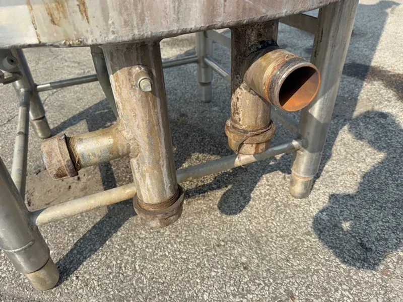 WALKER STAINLESS 400 GALLONS S/S JACKETED MIXING TANK   -  MIX