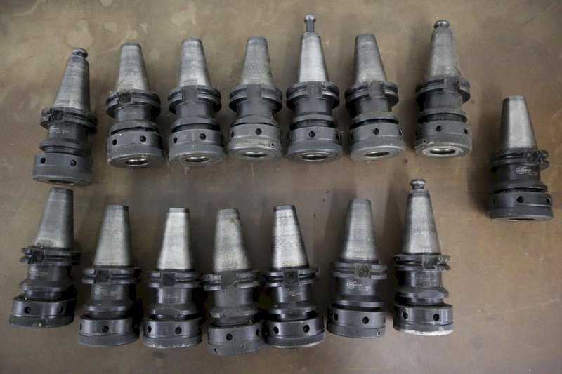 Command CAT40 C4C4-1000 TG-100 Collet Type Tool Holders (15pcs)- Auction Item
