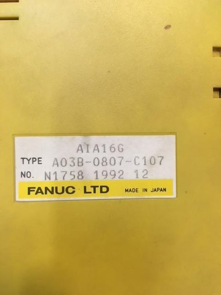Fanuc A03B-0807-C107 I/O Module