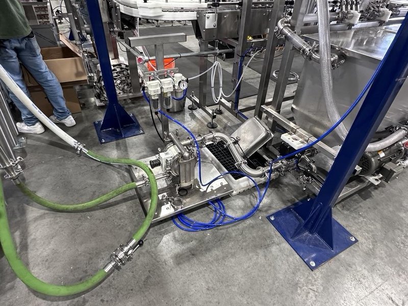 Inline Filling Systems Complete Used Bottling &amp; Labeling Line for Spirits (GNS 80 Proof Vodka) – Labeler, Filler, Capper, Conveyor, Heat Tunnel, Turntables &amp; More – C1D2 Hazardous Location Rated, 2024