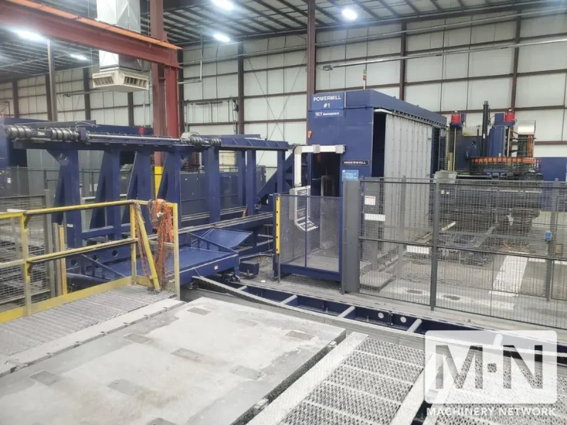 Ingersoll Powermill 5-Axis Machining Cell - (3) Ingersoll Mills &amp; 24 APC System