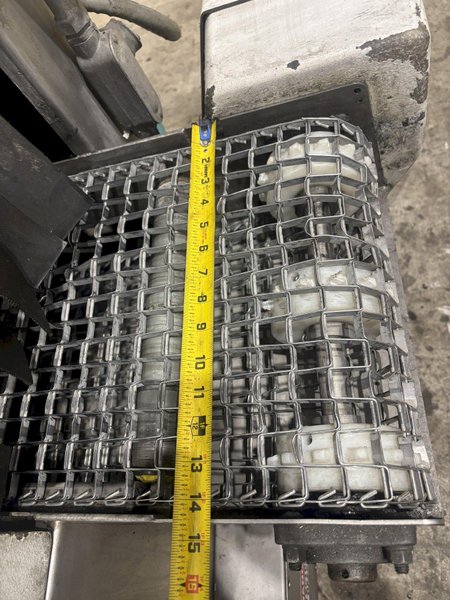 14&quot; W X 8&quot; H ALLIANCE AQUAMASTER CB-1400E STAINLESS STEEL CONVEYOR BELT 3 STAGE PARTS WASHER: STOCK #23103