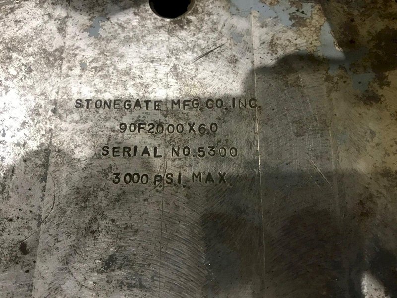 200 TON STONEGATE C FRAME HYDRAULIC FLANGE PUNCH: STOCK #71958