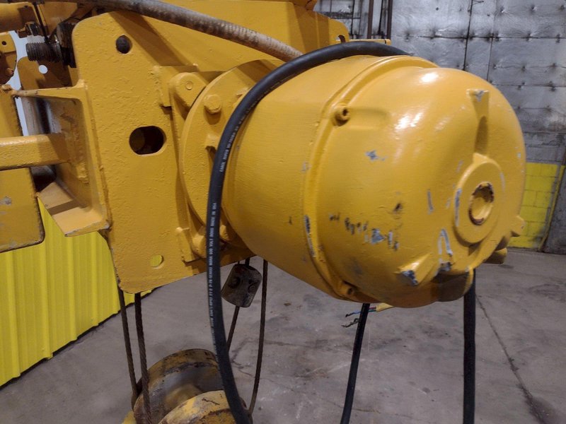 5 TON YALE MODEL #BE050X026L15S CABLE HOIST WITH POWER TROLLEY: STOCK #25557