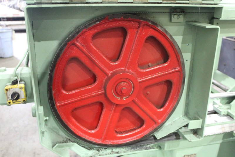 18" X 27" HYDMECH S-25A AUTO MITRE HORIZONTAL BANDSAW: STOCK #72194