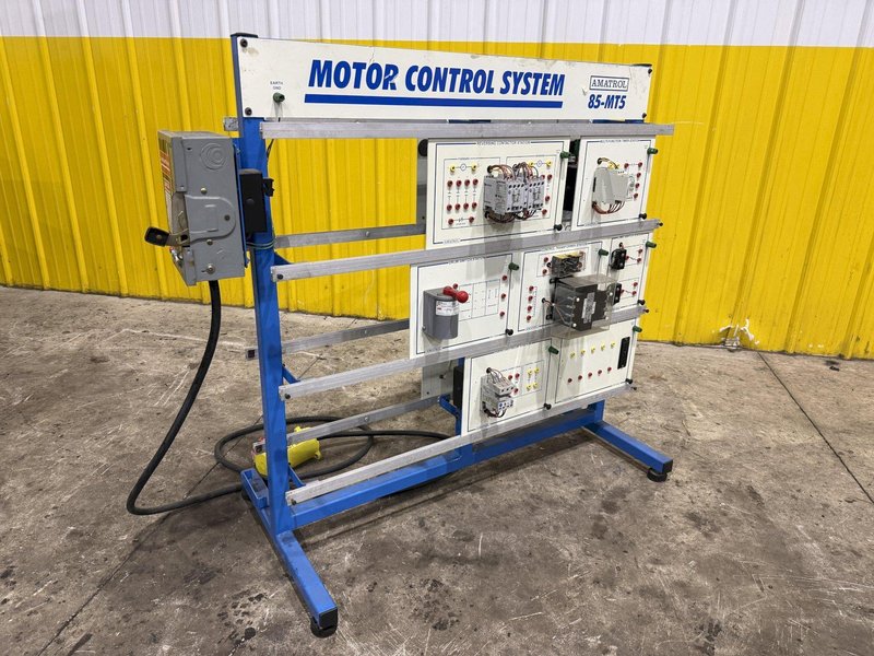 AMATROL MODEL #85-MT5 MOTOR CONTROL SYSTEM TRAINING &amp; TESTING STAND: YOBRO #24916