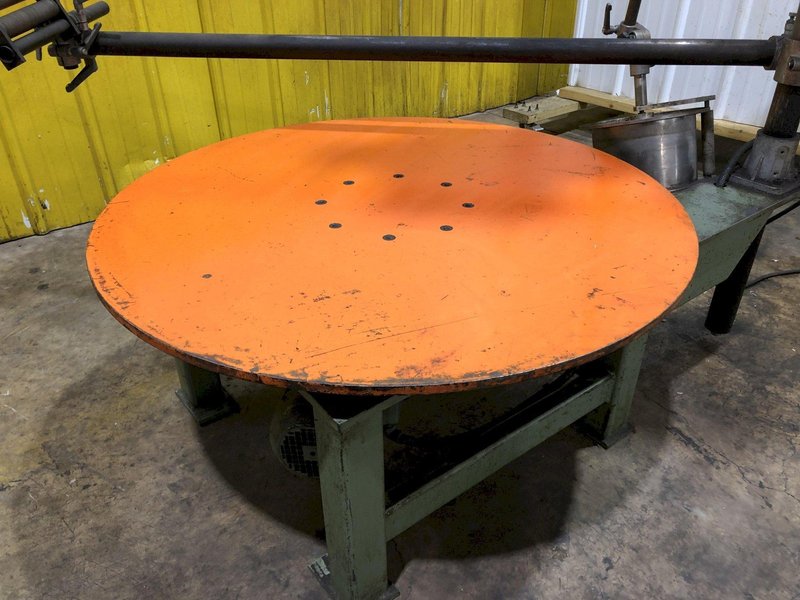 3,500 LB X 40" DYNAMIC FEEDS MODEL #PH-1000 MOTORIZED PALLET TYPE HORIZONTAL COIL REEL DECOILER: STOCK #17300