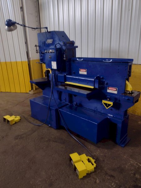 80 TON MIDWEST MODEL #150-80DE HYDRAULIC IRONWORKER: STOCK #17220