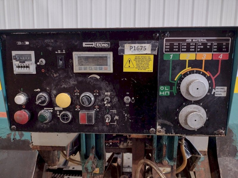 12" x 12" KALAMAZOO MODEL #KC12AX AUTOMATIC HORIZONTAL BANDSAW: STOCK #18787