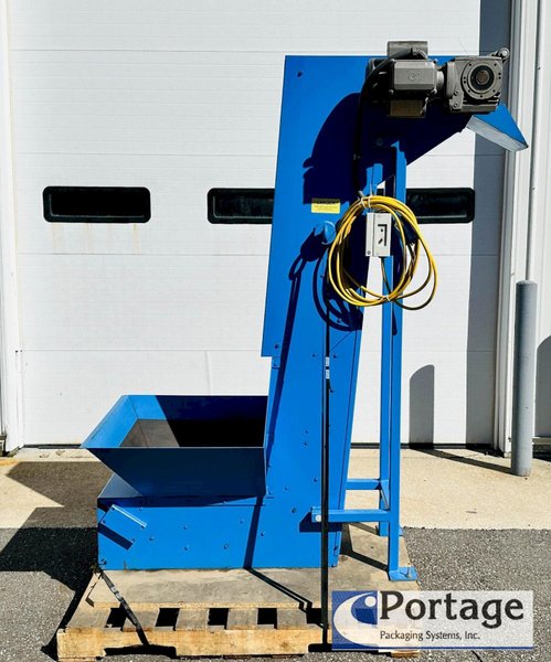 Goessling 90° Up / Elevating / Z Conveyor  |  Screw / Bolt / Material Conveyor