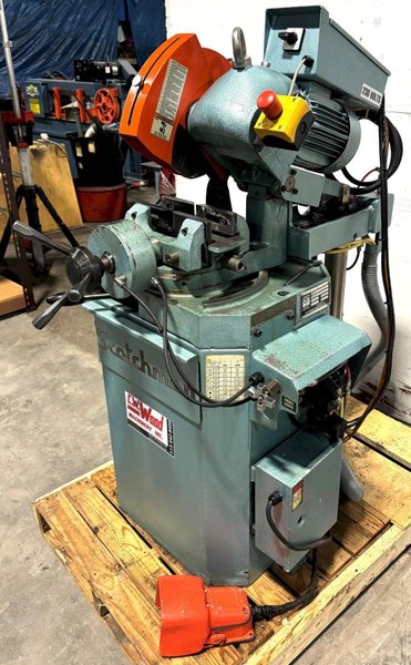 10" Scotchman Cold Saw 275LT/PK/PD, Miter, Power Down Feed, Air Vise,  3-3/8" Round Tube Cap., Coolant