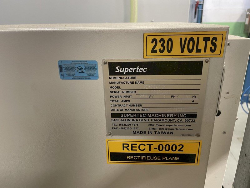 2021 SUPERTEC Planotec 2040NC Surface Grinder