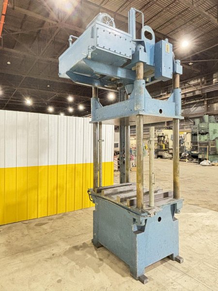 25 TON DAKE MODEL #18-430 4-POST HYDRAULIC PRESS 38&quot; STROKE: 48&quot; DAYLIGHT STOCK #19775
