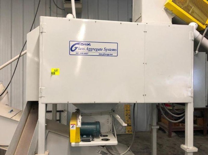 GLASS AGGREGATE SYSTEM MODEL H-200 GLASS CRUSHER: STOCK #11172