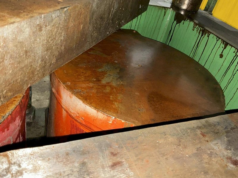 200 TON RODGERS MODEL MD200-4835 CUSHION BED 4 POST HYDRAULIC PRESS, 24" STROKE: YOBRO #25696