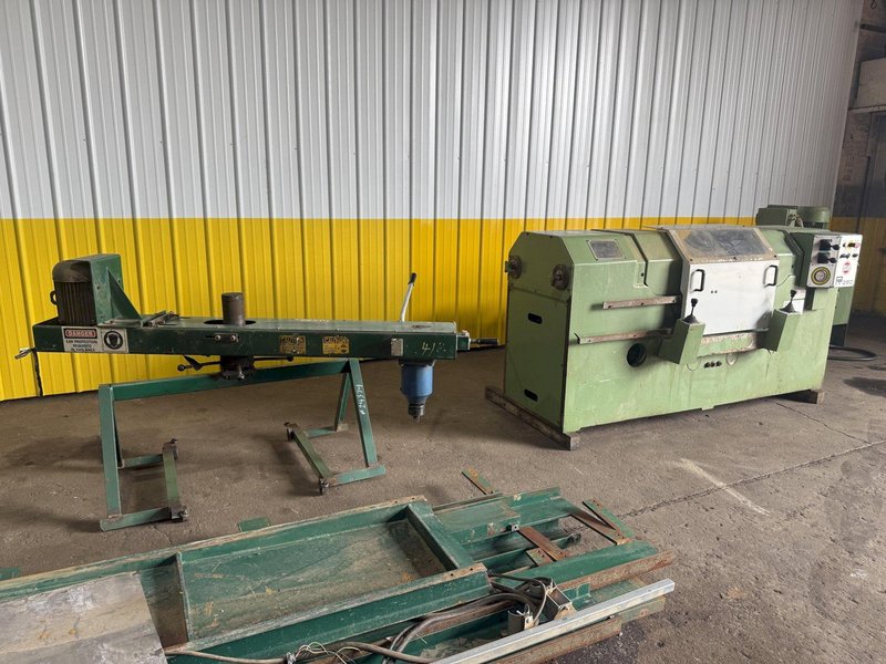 2001 BERCO PT250 TRACK PRESS WITH WTC TRACKMASTER IMPACT WRENCH &amp; CONVEYOR: YOBRO #24374