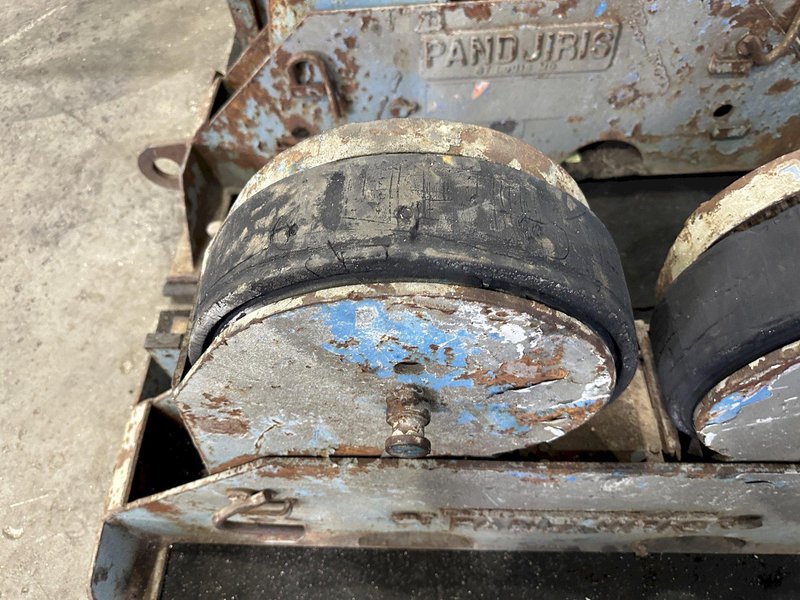 1 SET OF 15 TON PANDJIRIS MULE TANK TURNING ROLLS: STOCK #76759